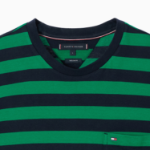 TOMMY HILFIGER [Official Headquarters] Stripe Pocket T-Shirt (T12F1TPO110MT10CD)