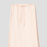 8 seconds Sheer Colorblock Skirt - Light Pink