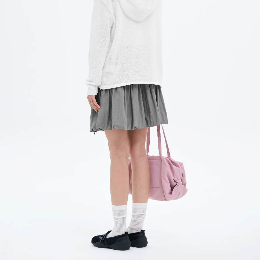 8 seconds Ribbon Detail Mini Skirt - Khaki