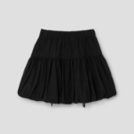 8 seconds Ribbon Detail Mini Skirt - Black