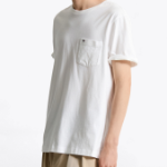 TOMMY HILFIGER [Official Headquarters] Solid Pocket T-Shirt (T12F1TPO110MT1YBR)
