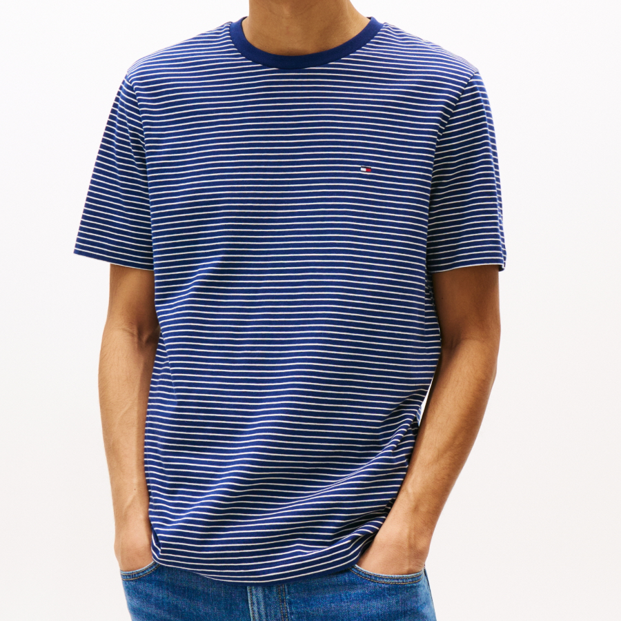 TOMMY HILFIGER [Official Headquarters] Seasonal Solid T-Shirt (T12F3TPO200MT10A5)