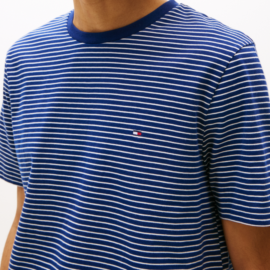 TOMMY HILFIGER [Official Headquarters] Seasonal Solid T-Shirt (T12F3TPO200MT10A5)