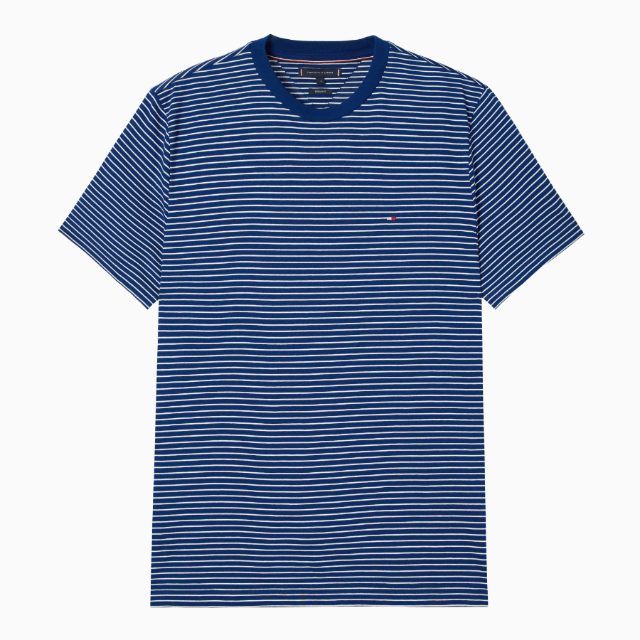 TOMMY HILFIGER [Official Headquarters] Seasonal Solid T-Shirt (T12F3TPO200MT10A5)