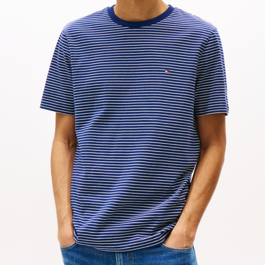 TOMMY HILFIGER [Official Headquarters] Seasonal Solid T-Shirt (T12F3TPO200MT10A5)