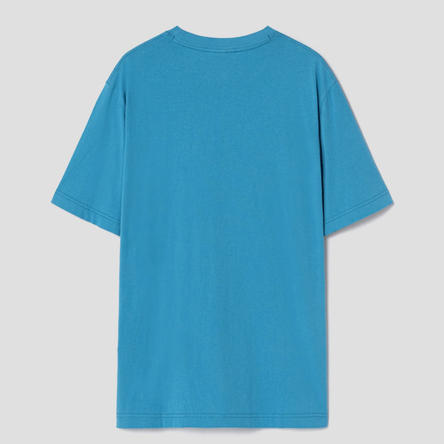 Maison Kitsune Men Speedy Fox Patch Comfort Tee-Shirt - Freshwater