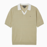 TOMMY HILFIGER [Official Headquarters] Stripe Structure Polo Knit (T12F1KPN240MT2RBT)