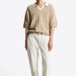 TOMMY HILFIGER [Official Headquarters] Stripe Structure Polo Knit (T12F1KPN240MT2RBT)