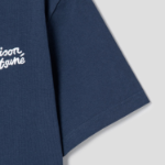 Maison Kitsune Men Maison Kitsune Handwriting Embroidered Comfort Tee-Shirt - Ink Blue