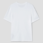 Maison Kitsune Unisex Korean Fox Printed Regular Tee-Shirt - White