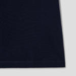 Maison Kitsune Unisex Korean Fox Printed Regular Tee-Shirt - Navy