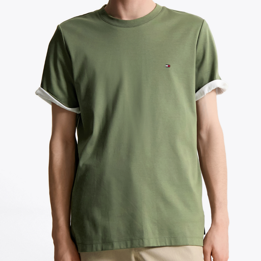 TOMMY HILFIGER [Official Headquarters] Luxury Interlock T-Shirt (T12F1TPO100MT1PLI)