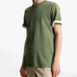 TOMMY HILFIGER [Official Headquarters] Luxury Interlock T-Shirt (T12F1TPO100MT1PLI)
