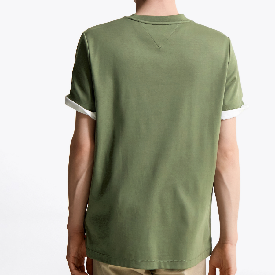 TOMMY HILFIGER [Official Headquarters] Luxury Interlock T-Shirt (T12F1TPO100MT1PLI)