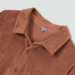 JAJU Unisex Terry Short Sleeve Shirt – Brick