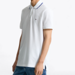 TOMMY HILFIGER [Official Headquarters] Tipping Polo Shirt (T12F3TKT350MT1YBR)