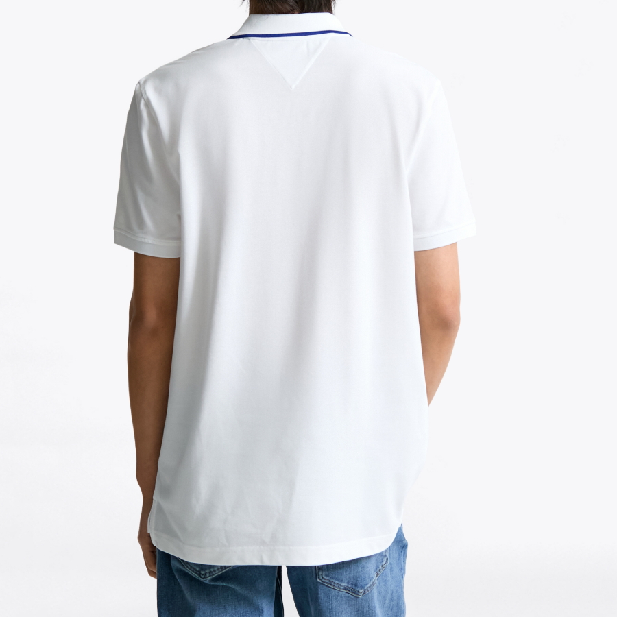 TOMMY HILFIGER [Official Headquarters] Tipping Polo Shirt (T12F3TKT350MT1YBR)