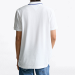 TOMMY HILFIGER [Official Headquarters] Tipping Polo Shirt (T12F3TKT350MT1YBR)