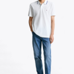 TOMMY HILFIGER [Official Headquarters] Tipping Polo Shirt (T12F3TKT350MT1YBR)