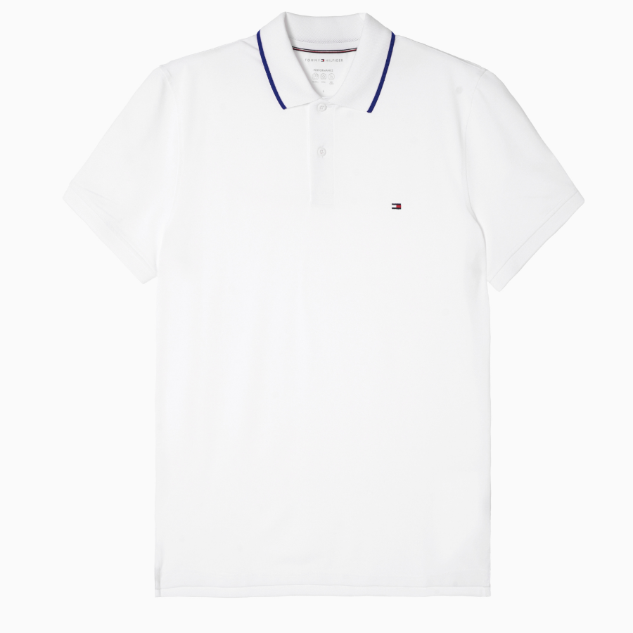 TOMMY HILFIGER [Official Headquarters] Tipping Polo Shirt (T12F3TKT350MT1YBR)