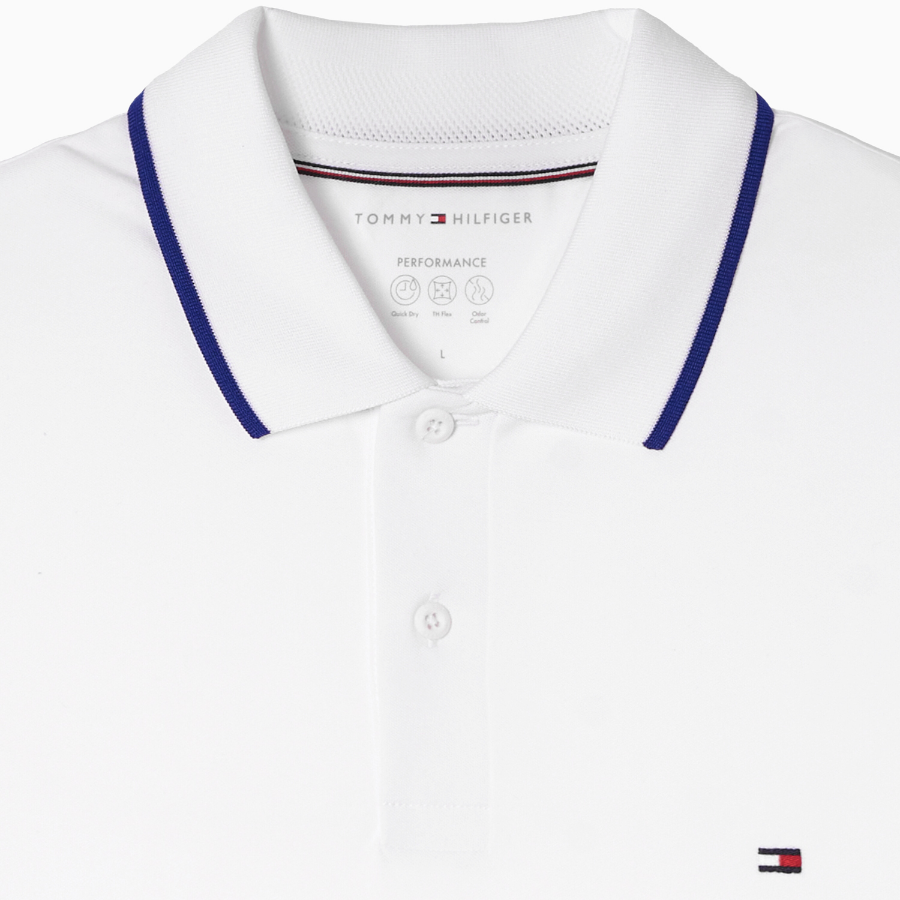 TOMMY HILFIGER [Official Headquarters] Tipping Polo Shirt (T12F3TKT350MT1YBR)