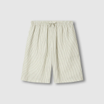 JAJU Summer Double Cotton 5-Piece Pajama Set – Light Khaki