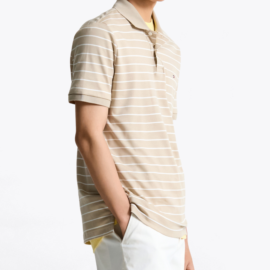 TOMMY HILFIGER [Official Headquarters] Liquid Seasonal Polo Shirt (T12F1TKT120MT10AA