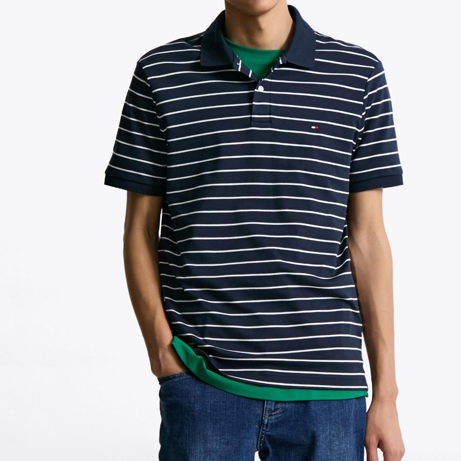 TOMMY HILFIGER [Official Headquarters] Liquid Seasonal Polo Shirt (T12F1TKT120MT10A7)