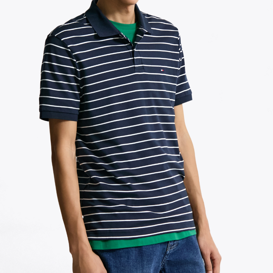 TOMMY HILFIGER [Official Headquarters] Liquid Seasonal Polo Shirt (T12F1TKT120MT10A7)