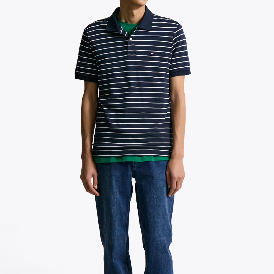 TOMMY HILFIGER [Official Headquarters] Liquid Seasonal Polo Shirt (T12F1TKT120MT10A7)