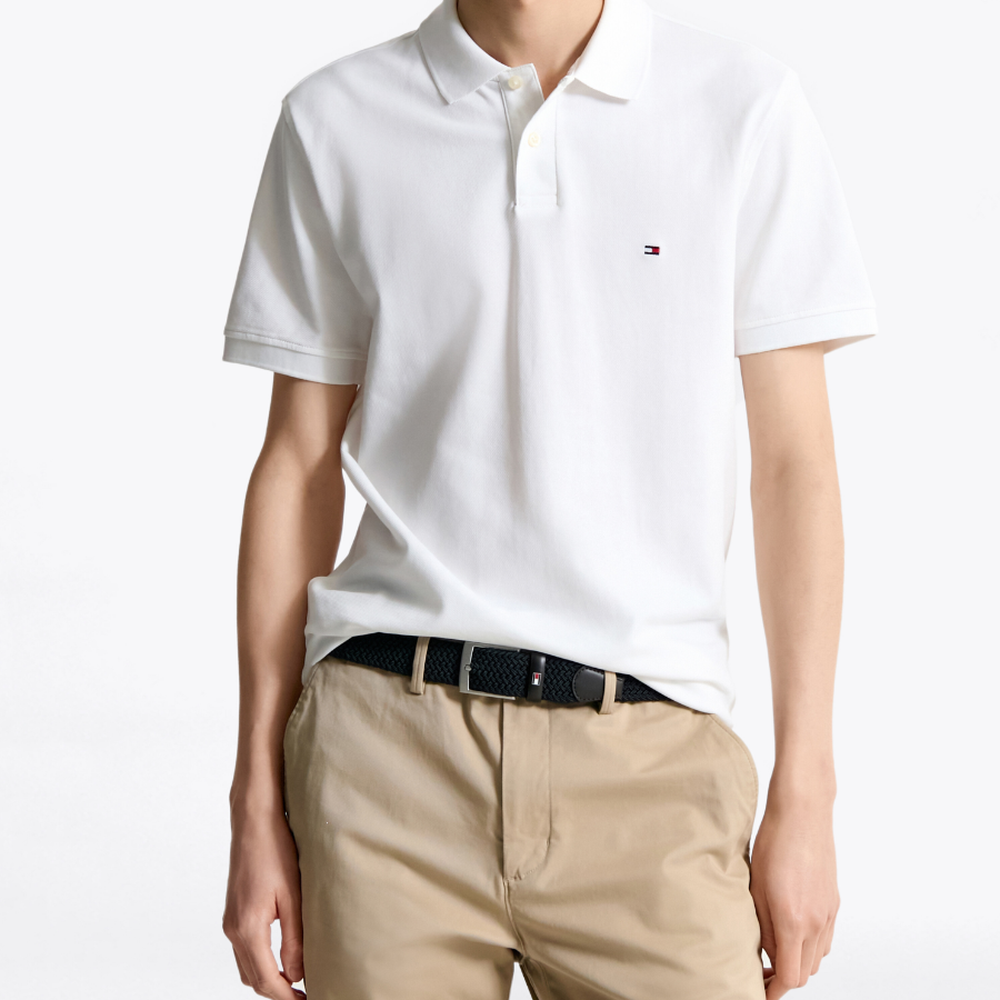 TOMMY HILFIGER [Official Headquarters] 1985 Regular Piqué Shirt (T12F1TKT07CMT2YBR)