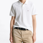TOMMY HILFIGER [Official Headquarters] 1985 Regular Piqué Shirt (T12F1TKT07CMT2YBR)