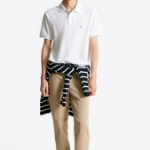 TOMMY HILFIGER [Official Headquarters] 1985 Regular Piqué Shirt (T12F1TKT07CMT2YBR)