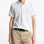 TOMMY HILFIGER [Official Headquarters] 1985 Regular Piqué Shirt (T12F1TKT07CMT2YBR)