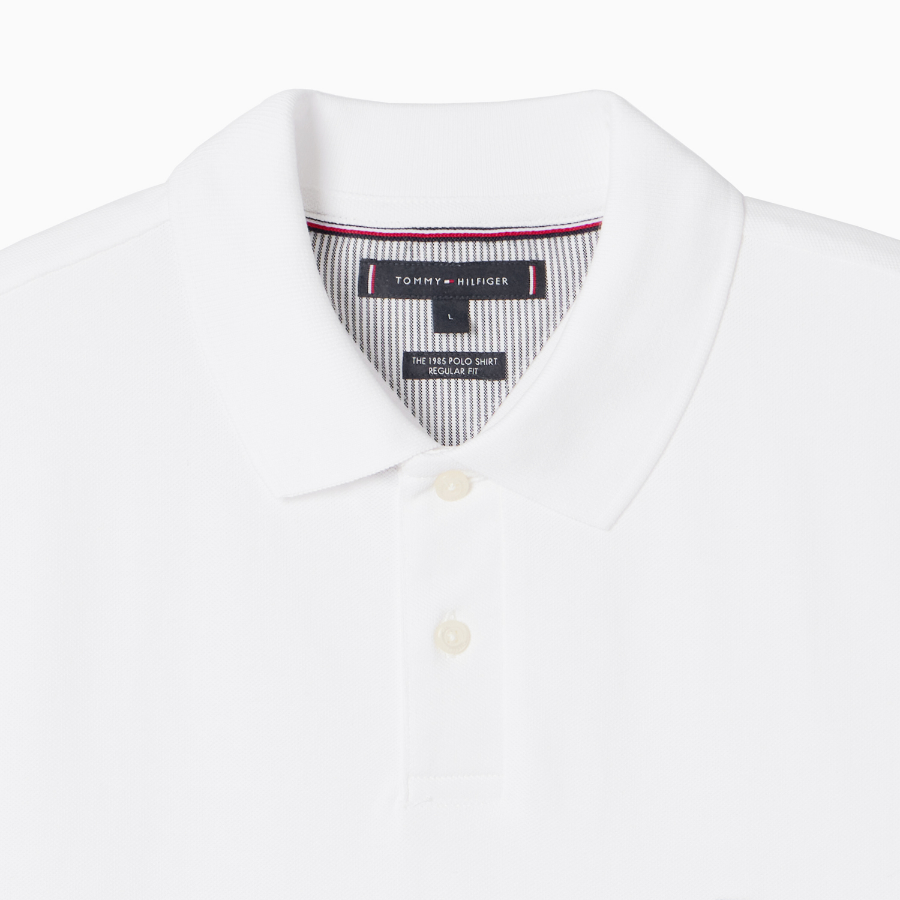 TOMMY HILFIGER [Official Headquarters] 1985 Regular Piqué Shirt (T12F1TKT07CMT2YBR)