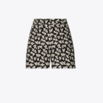 TORY BURCH Cotton Camp Short – Black
