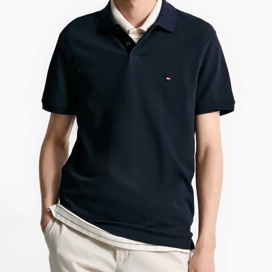TOMMY HILFIGER [Official Headquarters] 1985 Regular Piqué Shirt (T12F1TKT07CMT2DW5)