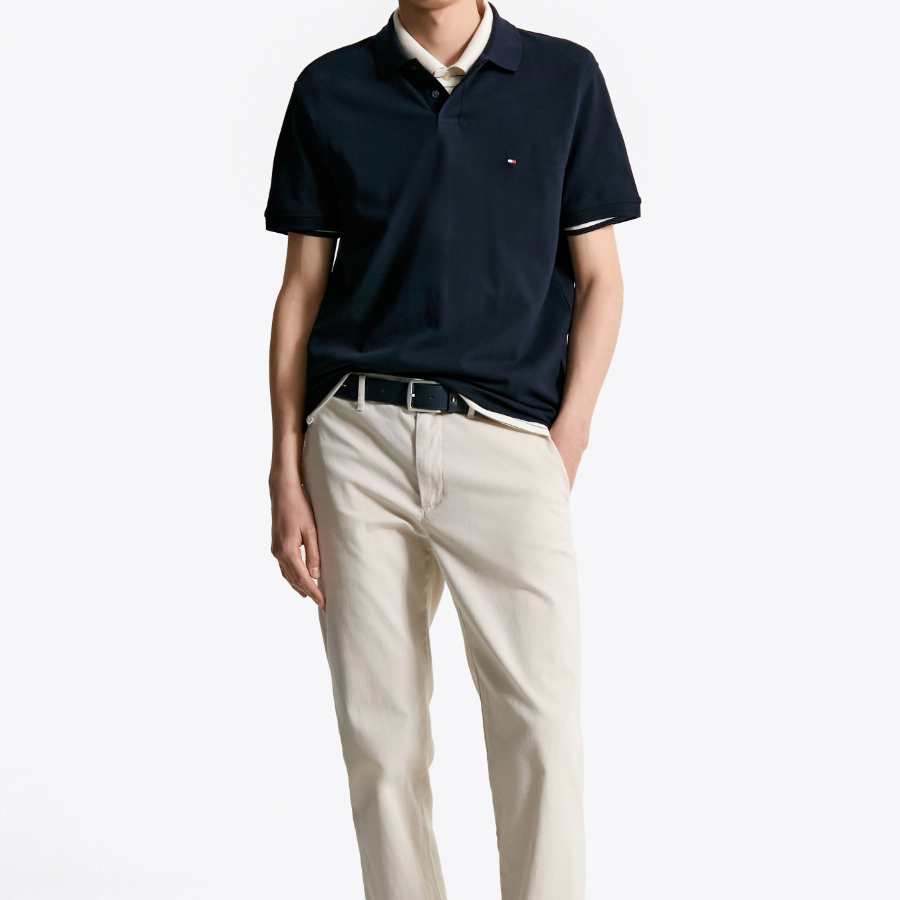 TOMMY HILFIGER [Official Headquarters] 1985 Regular Piqué Shirt (T12F1TKT07CMT2DW5)