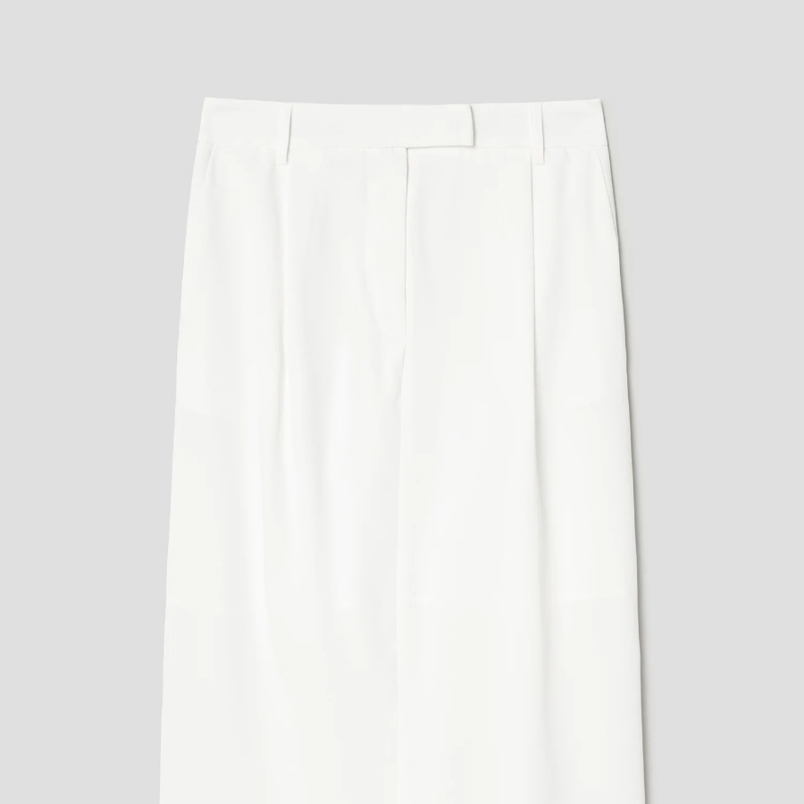 8 seconds Poly Long Skirt - White