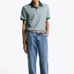 TOMMY HILFIGER [Official Headquarters] Interlock Stripe Polo Shirt (T12F1TKT160MT10CD)