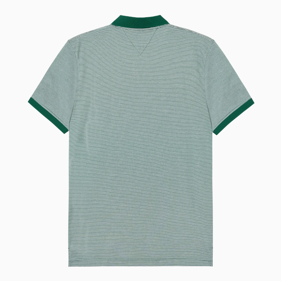 TOMMY HILFIGER [Official Headquarters] Interlock Stripe Polo Shirt (T12F1TKT160MT10CD)