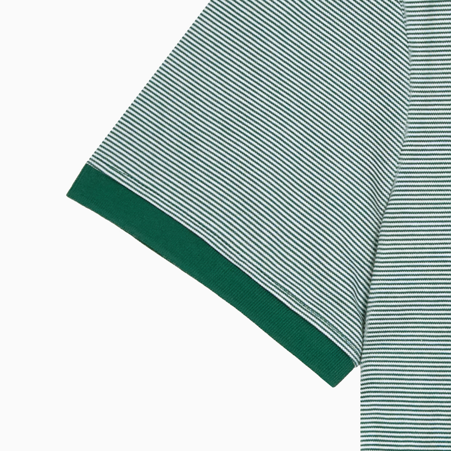 TOMMY HILFIGER [Official Headquarters] Interlock Stripe Polo Shirt (T12F1TKT160MT10CD)