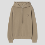 Maison Kitsune Men Bold Fox Head Patch Comfort Hoodie - Cardamon