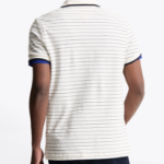 TOMMY HILFIGER [Official Headquarters] Oxford Stripe Polo Shirt (T12F1TKT420MT10FD)