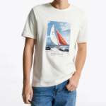 TOMMY HILFIGER [Official Headquarters] Sailing T-Shirt (T12F1TPO510MT1Z00)