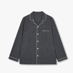 JAJU Flannel Pajama Set – Charcoal
