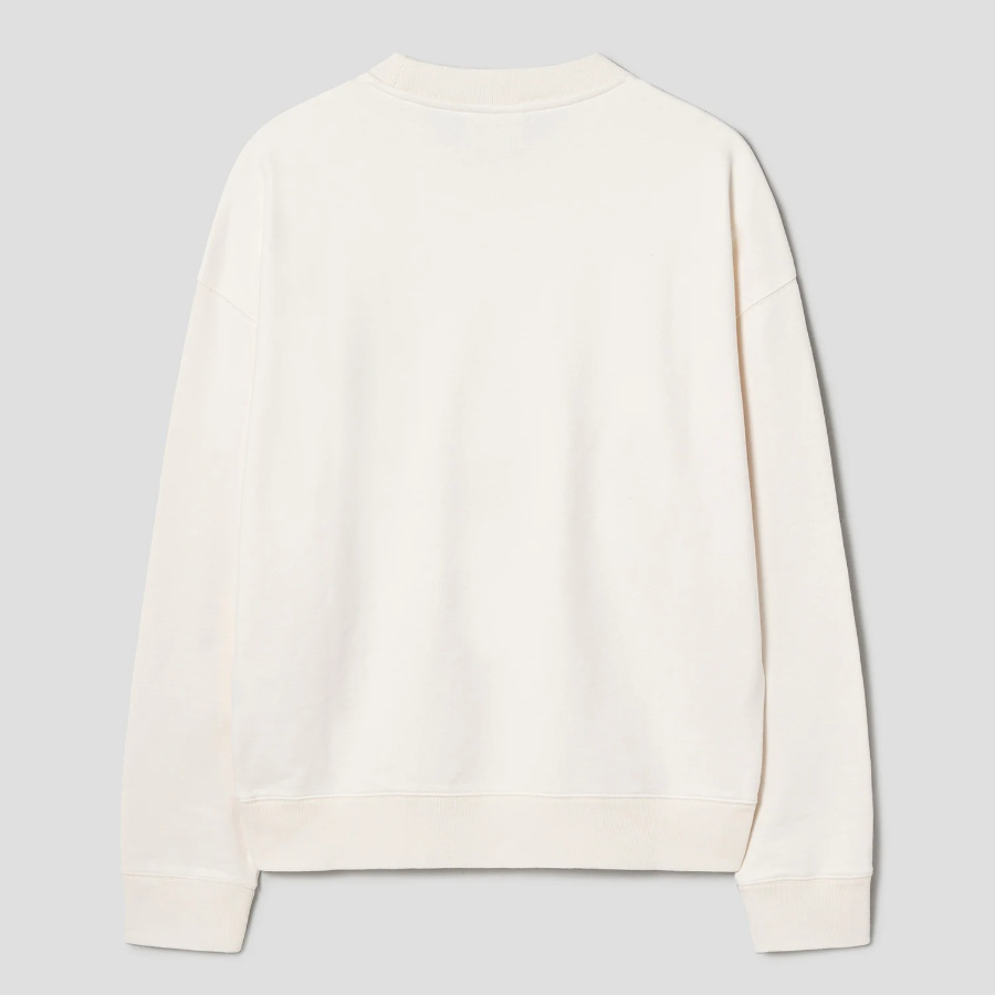 Maison Kitsune Unisex Cafe Kitsune Fox Relax Sweatshirt - Tapioca