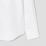 Maison Kitsune Men Fox Head Embroidery Casual Shirt - White