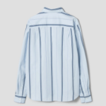 Maison Kitsune Men Relaxed Shirt - Cirrus Blue