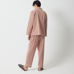JAJU Cotton Stretch Pajama Set –  Orange